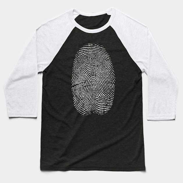 Identity White Baseball T-Shirt by GAz